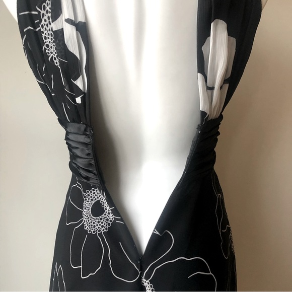 LONDON TIMES Retro 90's Style Floral Halter Fit & Flare Party Dress, 4P - Picture 8 of 10